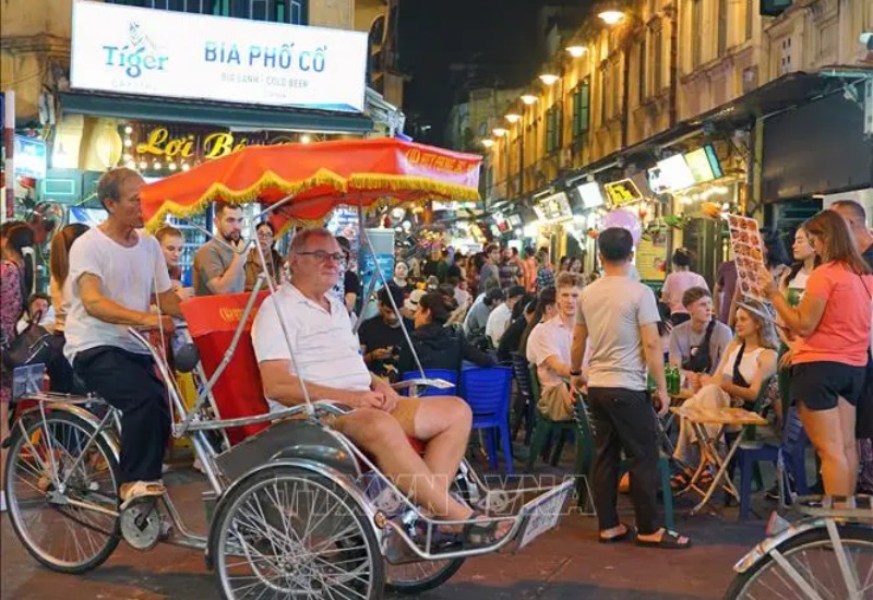 xích lô phố cổ