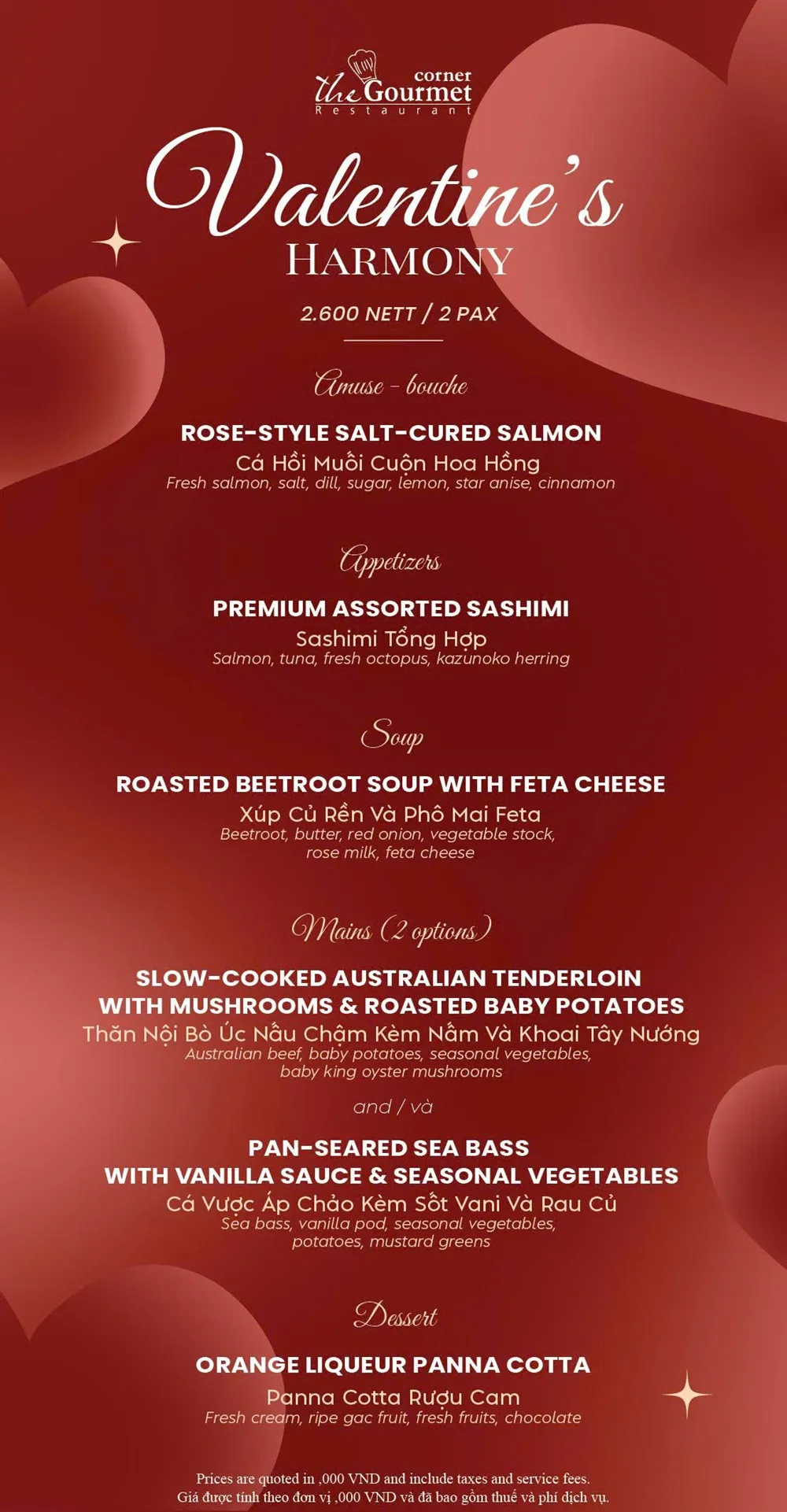 Valentine’s Harmony Set – A Symphony of Flavors and Emotions